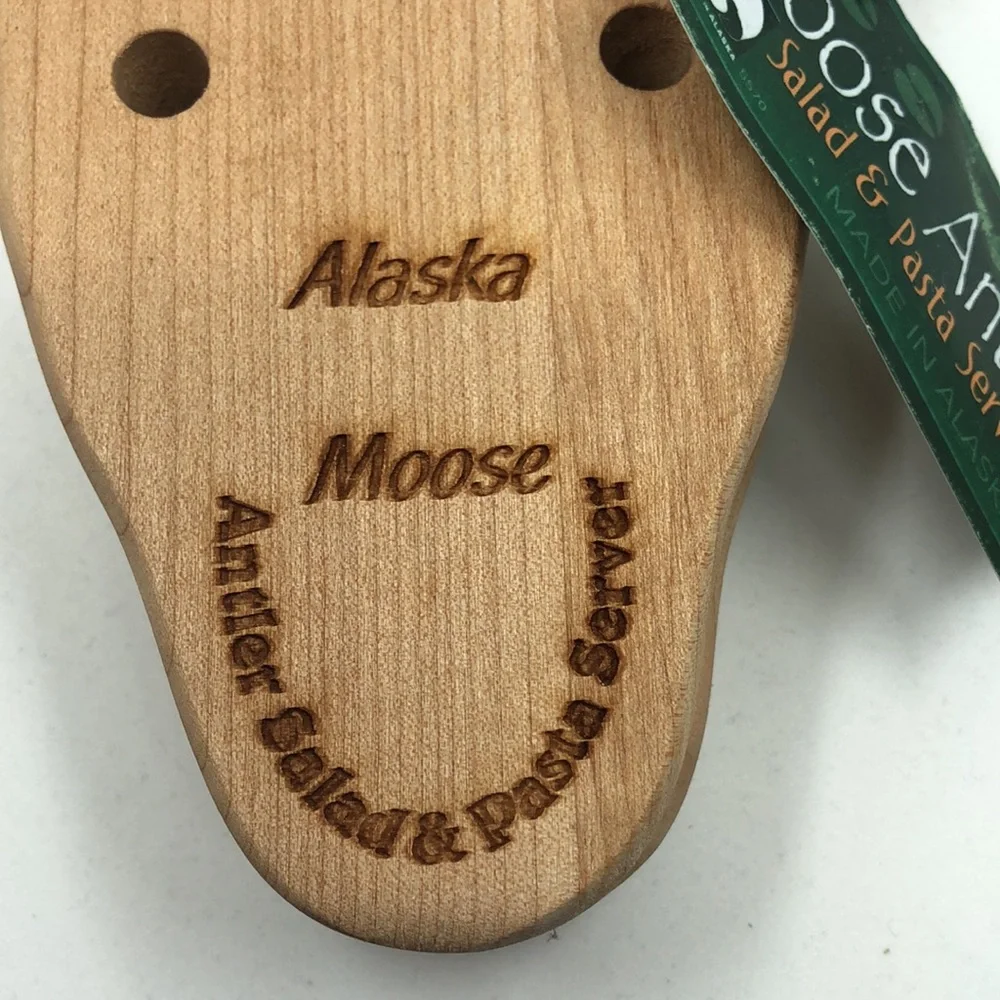 Moose Antler Salad and Pasta Servers